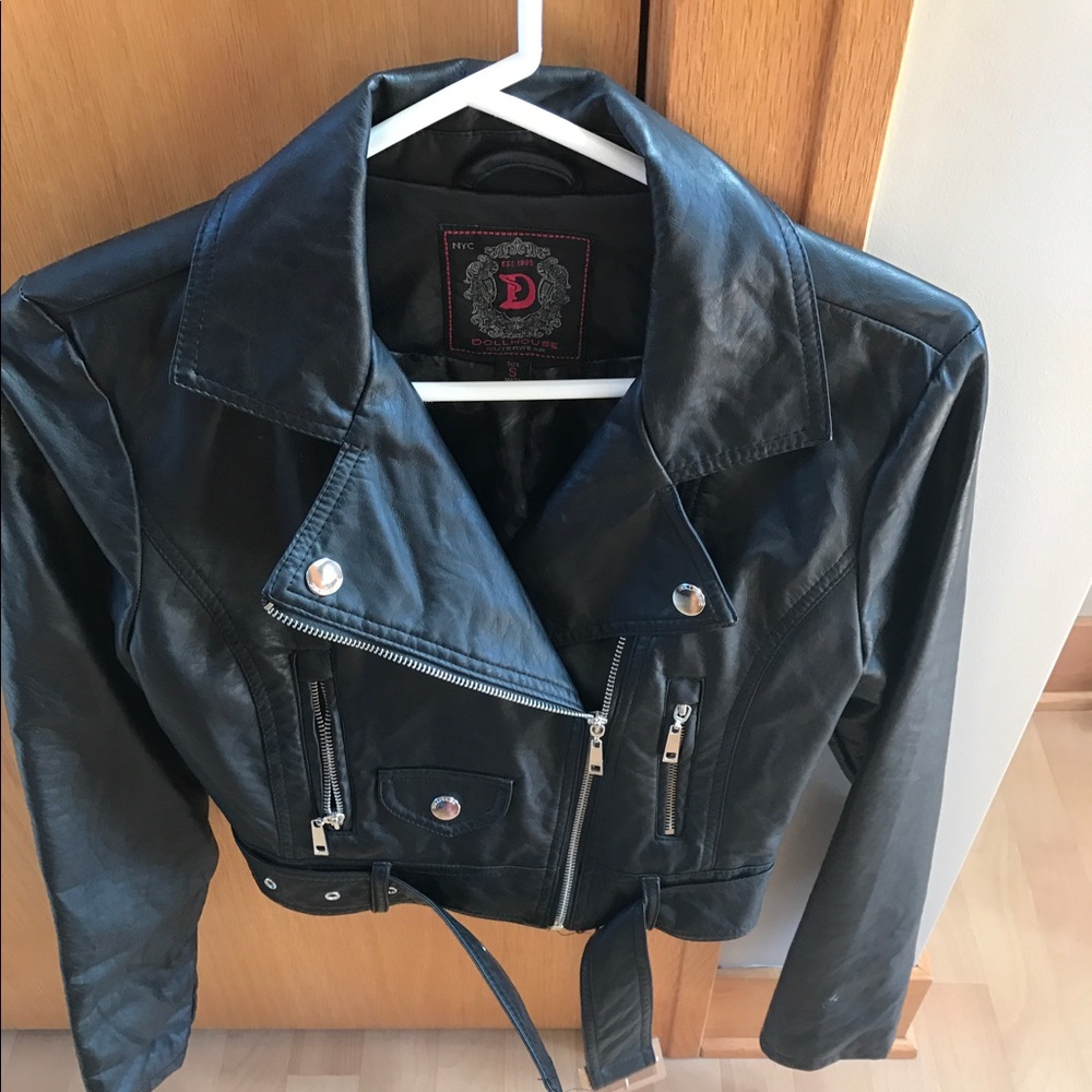 Black leather Jacket