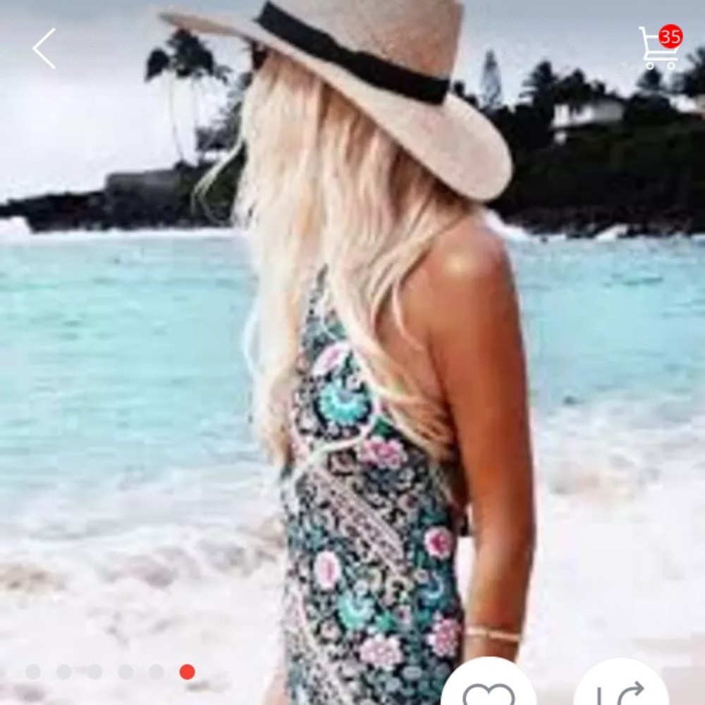 Floral one piece padded swimsuit NWT!!