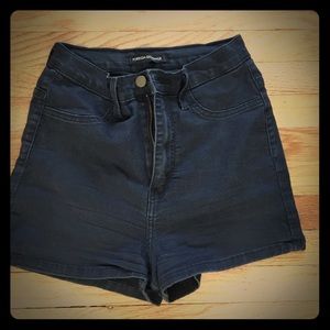 High-Waisted Denim shorts