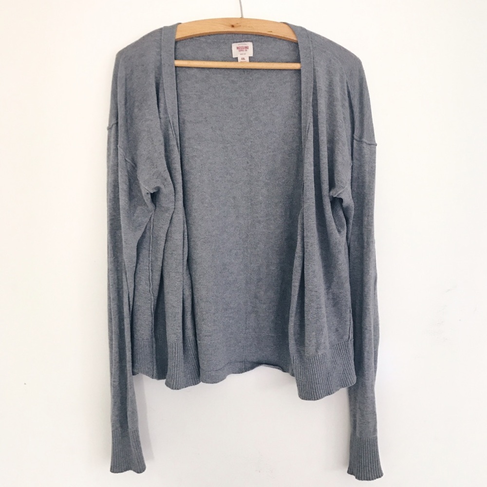 Slouchy Grey Cardigan