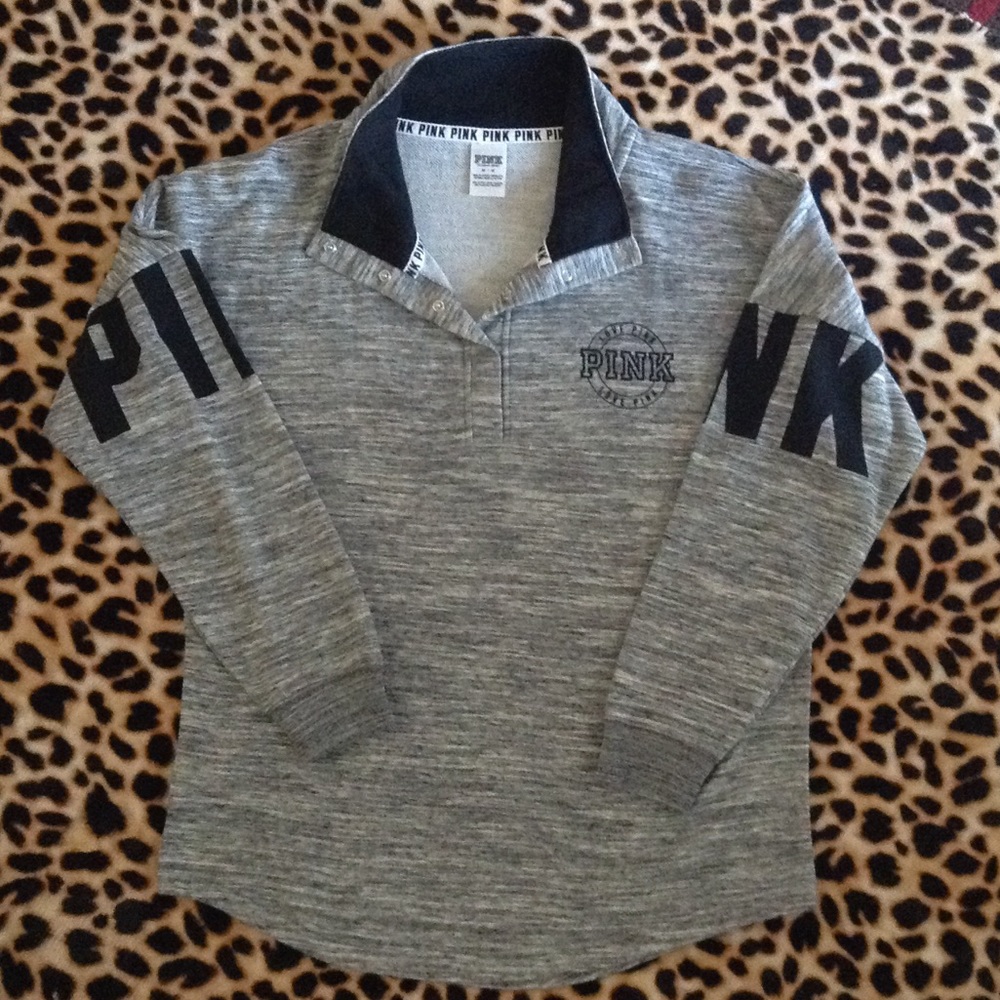 Vs pink Varsity snap crew