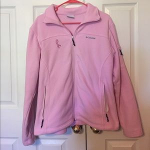 Women's Pink Breast Cancer Columbia Jacket