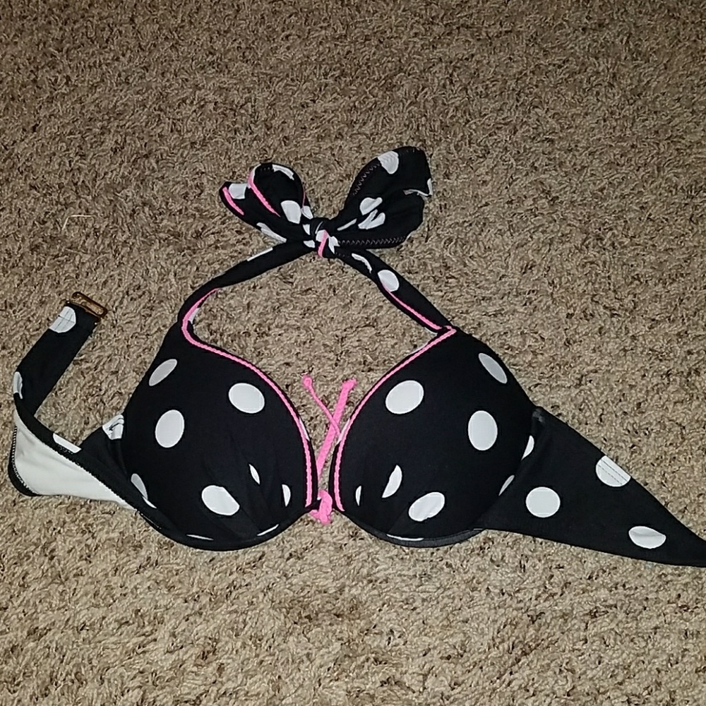 Polka dat bikini top