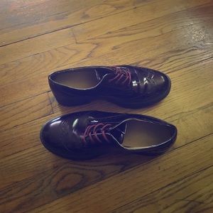 Burgundy Office Shoes