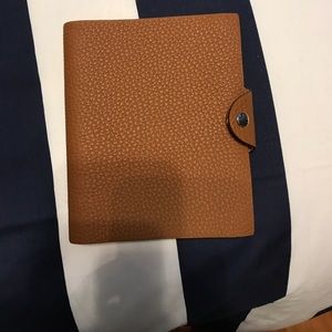 Hermes notebook in Togo leather