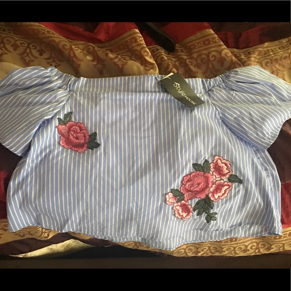 Blue & white stripe BrAnd : #StyleHouse!.#..🎀💓 - Picture 2 of 4