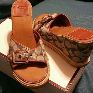 Coach Signature Wedges