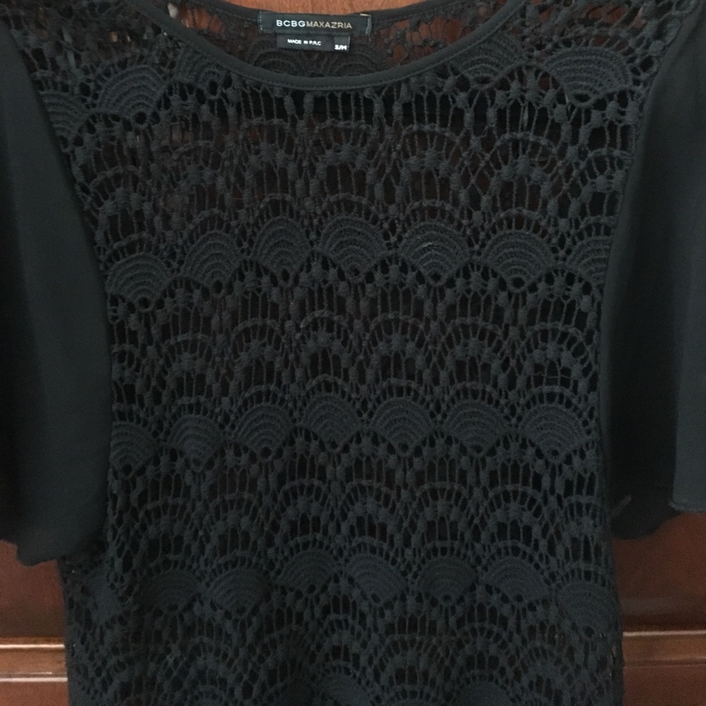 BCBG Max Azria crochet top size S/M