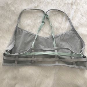 lululemon sports bra caged back size 6