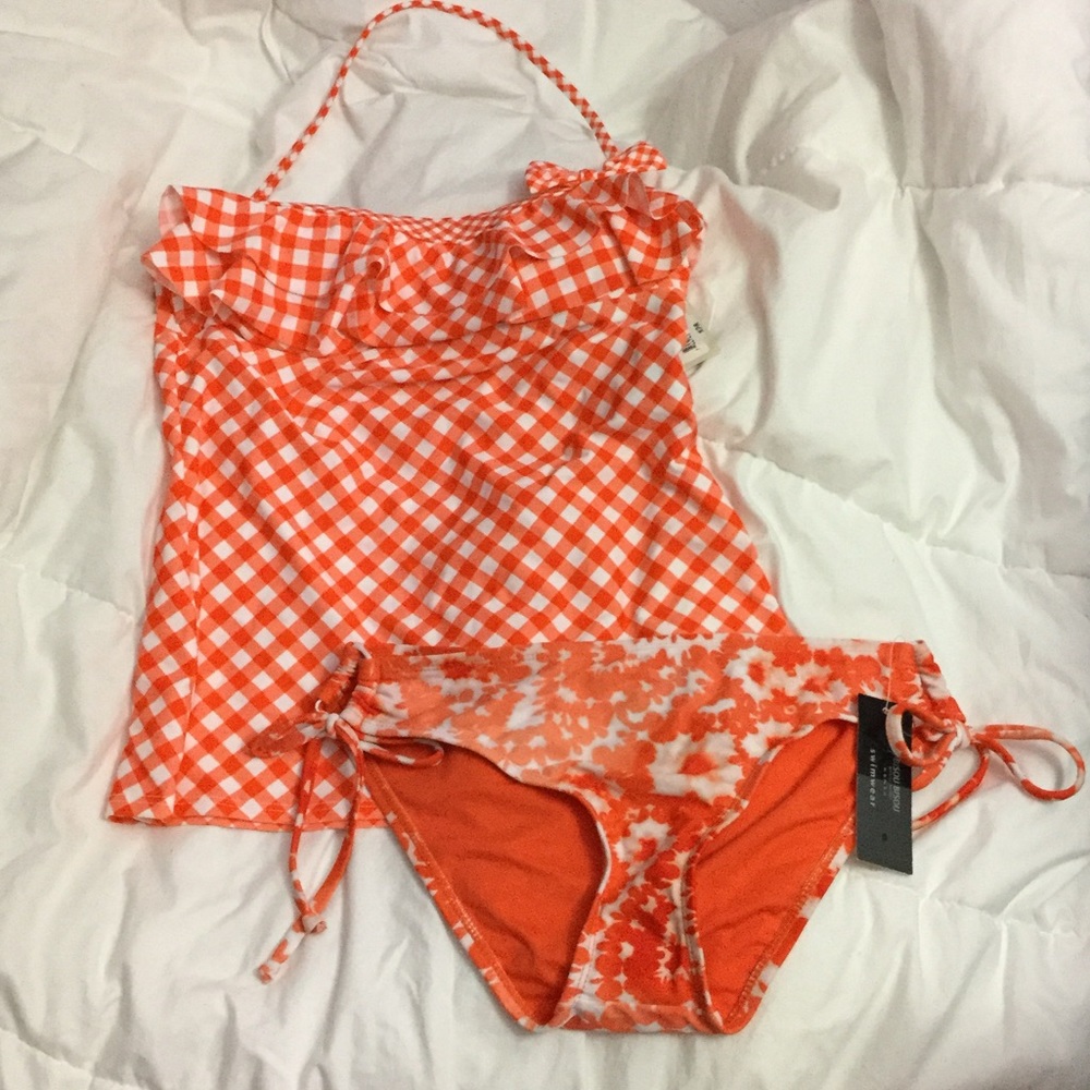 Orange tankini set
