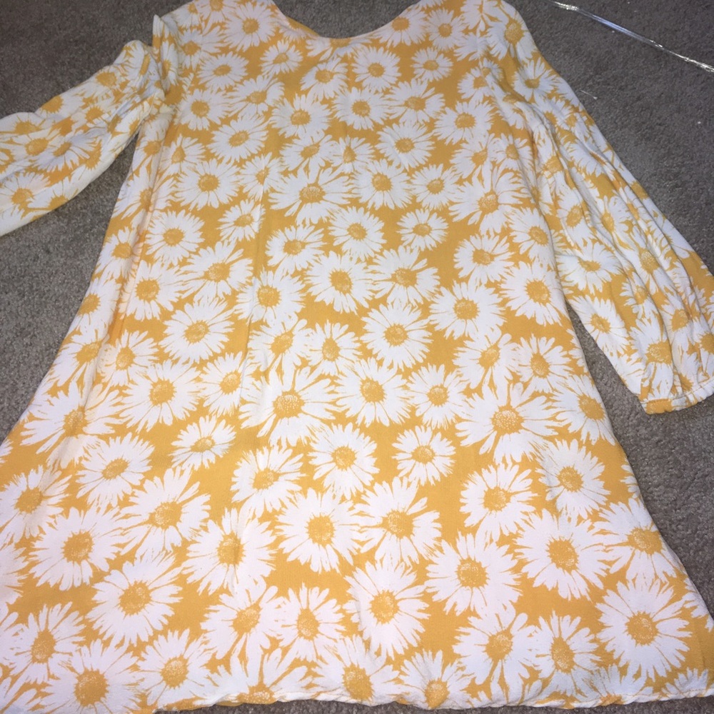 Floral Print Dress With Long Sleeves