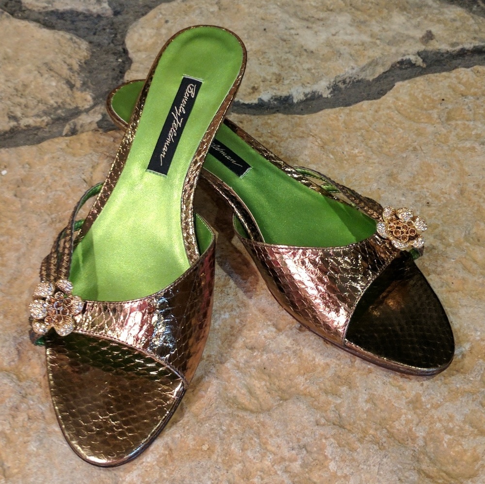 Beautiful!! Beverly Feldman Kitten Heels wedding