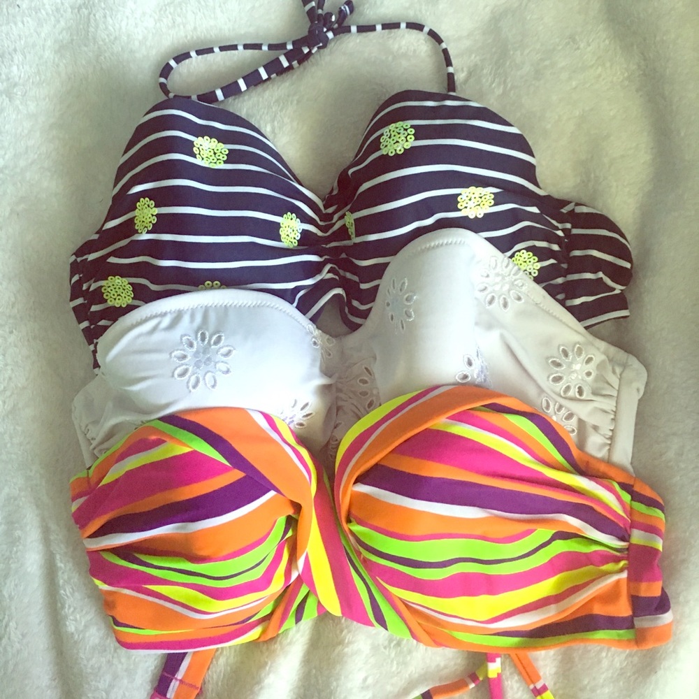 Aerie bandeau bikini tops