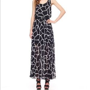 Michael Kors Giraffe Print Maxi Dress