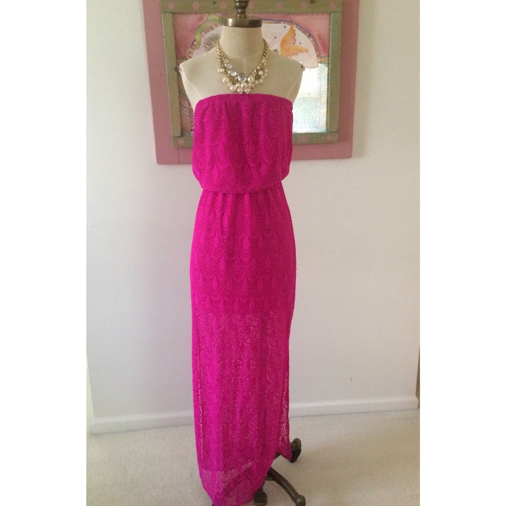 Maxi dress strapless