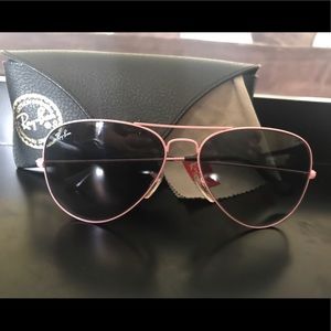 Authentic Pink RayBan Aviators RB 3025
