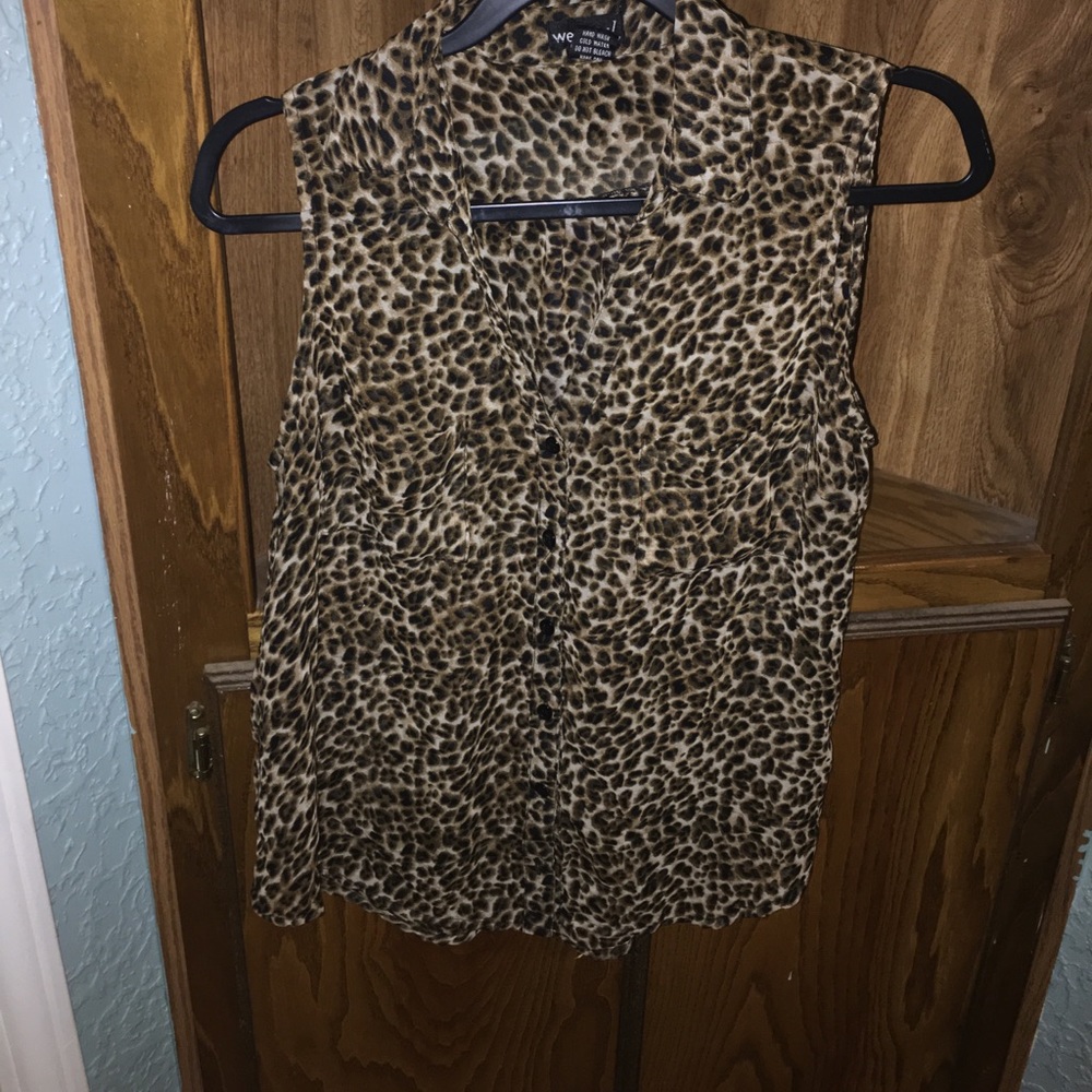 Cheetah blouse