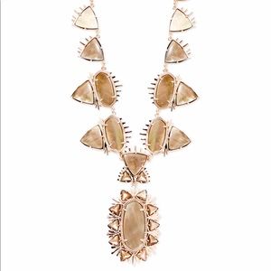 Kendra Scott Havana Necklace Gold Brown MOP