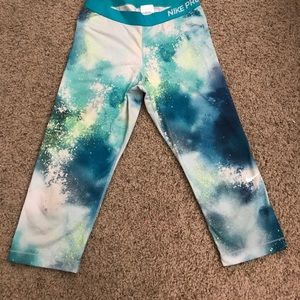 Nike pro galaxy pants.