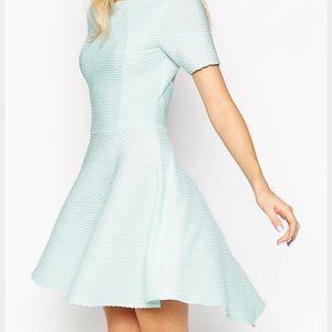 ASOS mint high low dress