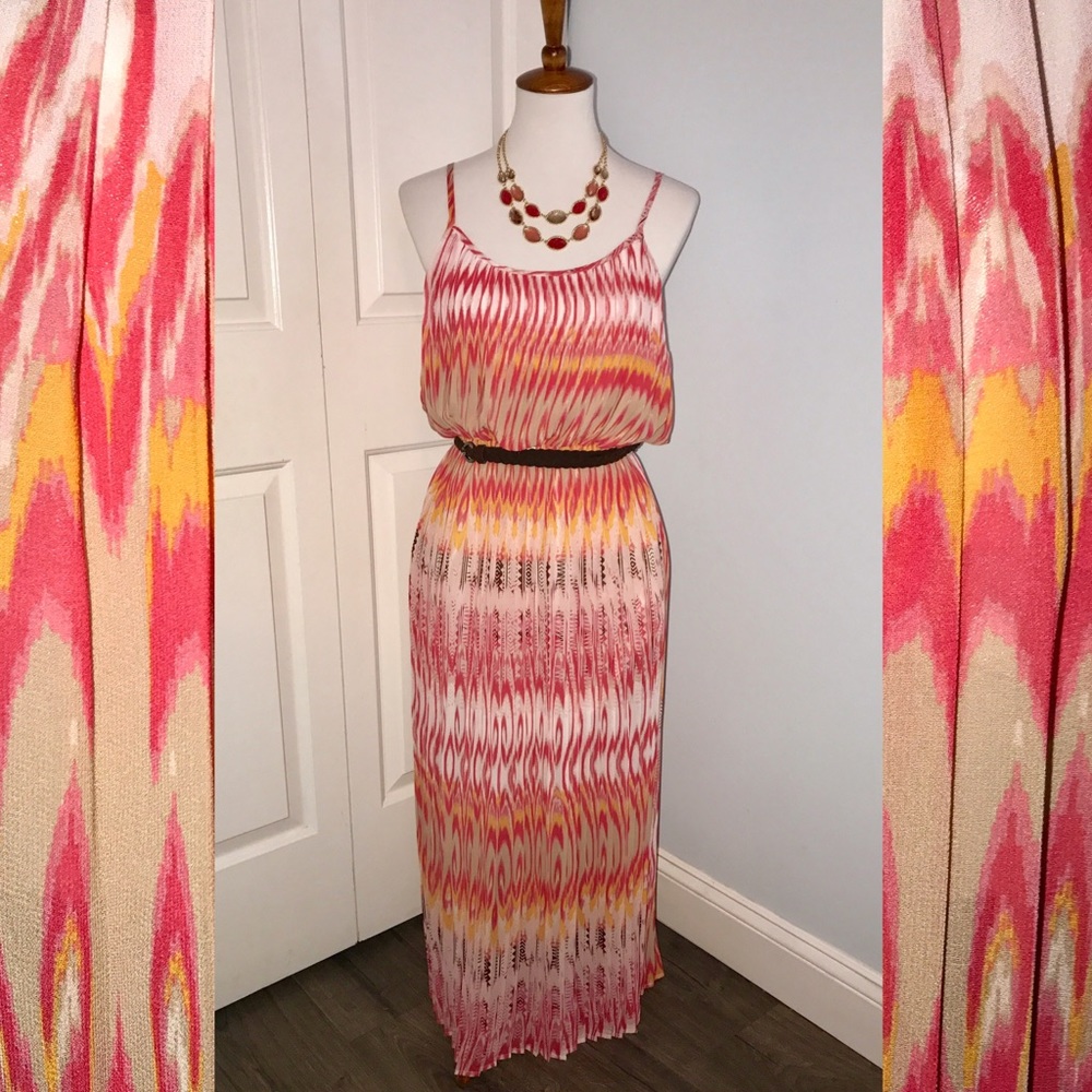 American Rag trendy printed maxi dress M NWT