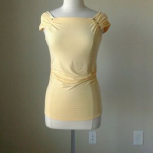 NWT White House Black Mkt off the shoulder t shirt