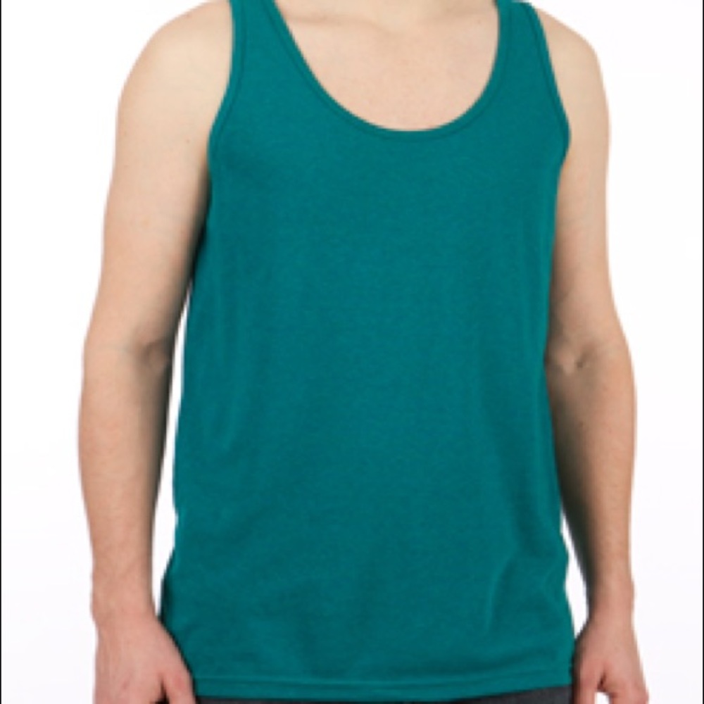American apparel tie blend unisex tank top