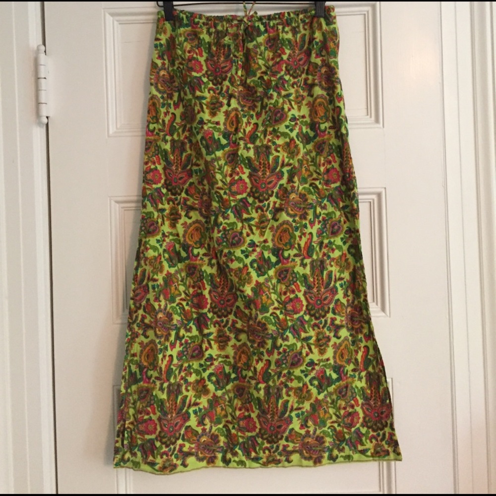 Cotton skirt that doubles as a strapless dress! 😎