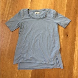 baby blue madewell t-shirt