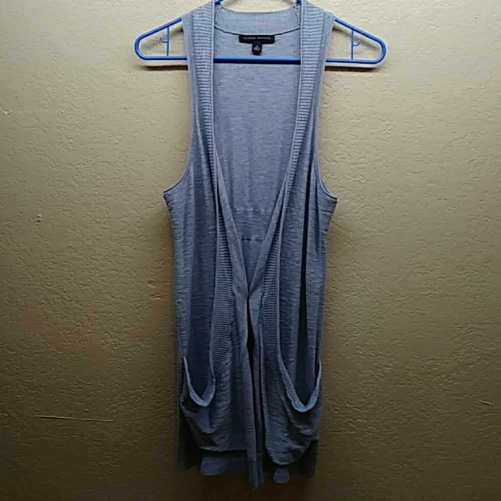 Women's Banana Republic Lt Blue Layering Vest M