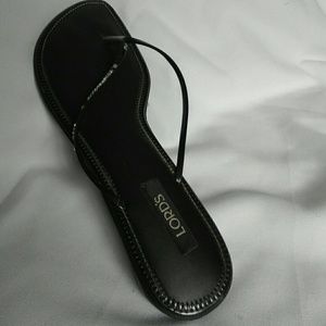 Lords Black Sandals size 10
