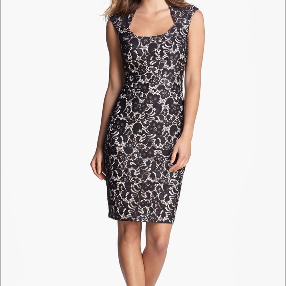 JAX Black Lace Dress