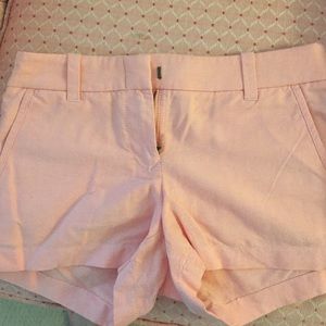 J. Crew light pink shorts