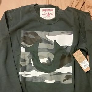 True Religion Trench active crew pullover