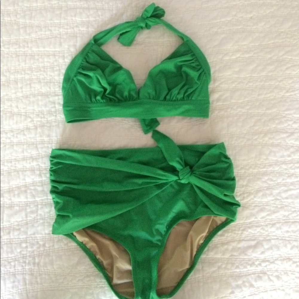 J Crew 2 piece swimsuit