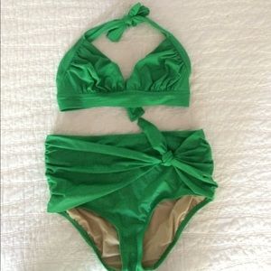 J Crew 2 piece swimsuit