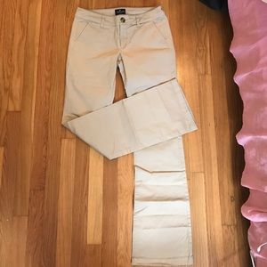 American Eagle Kick Boot Khakis