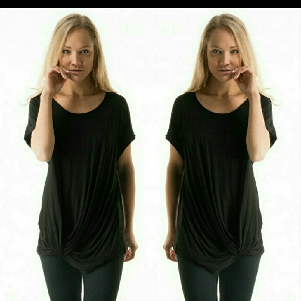 Black knot tee