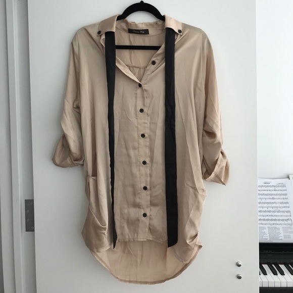 SNEEP DIP Silk Button Down [📍TOKYO ] - Picture 1 of 4