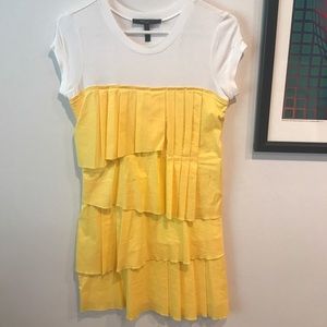 BCBG ruffled Tshirt dress