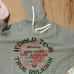 True Religion rock tour pullover hoody