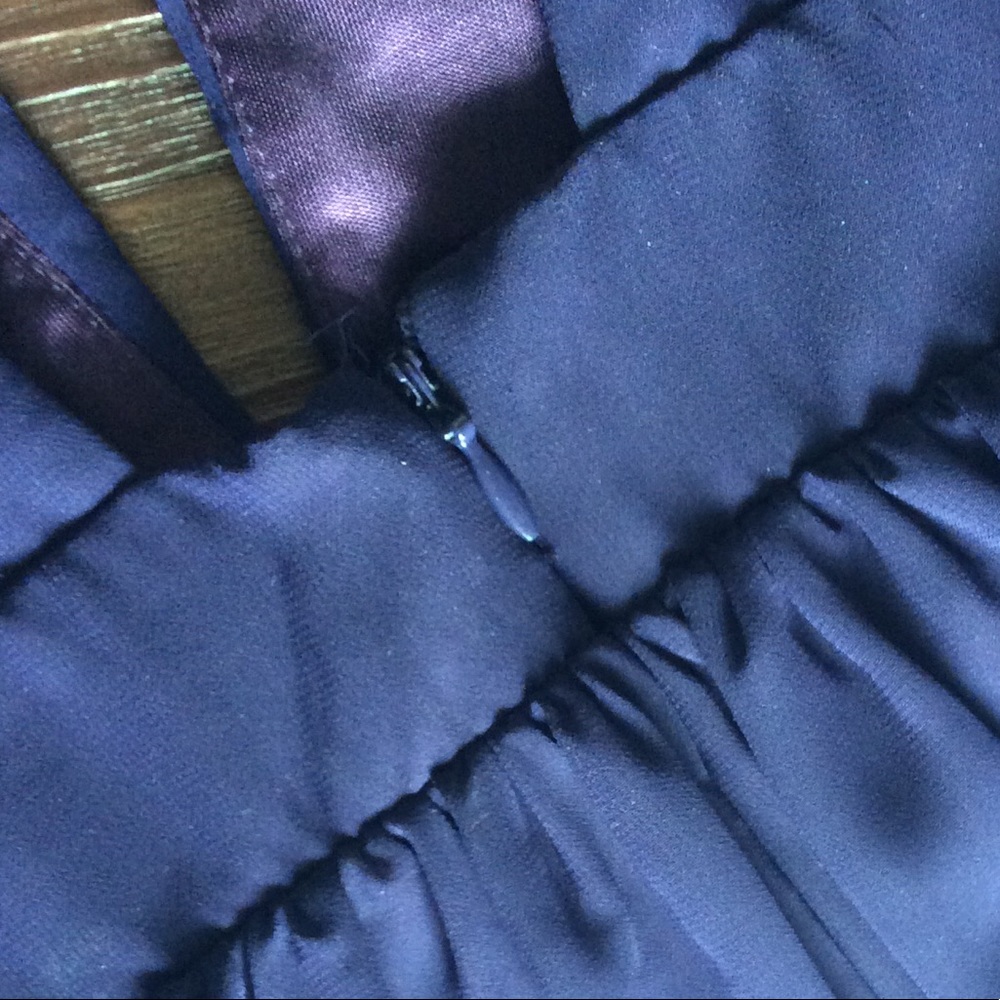 Purple ASOS Deep V Dress - Picture 6 of 8