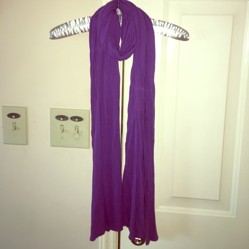 Soft purple scarf