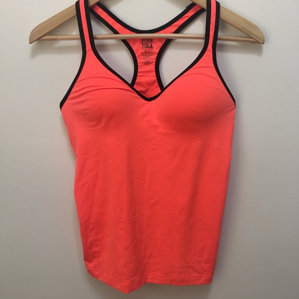 PINK Yoga Push Up Cami