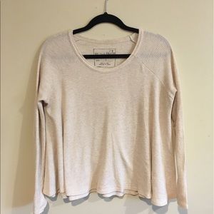 Free People Cream Colored Top