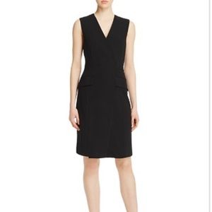 Theory Livwilth Admiral Crepe Side Tie Dress/Vest