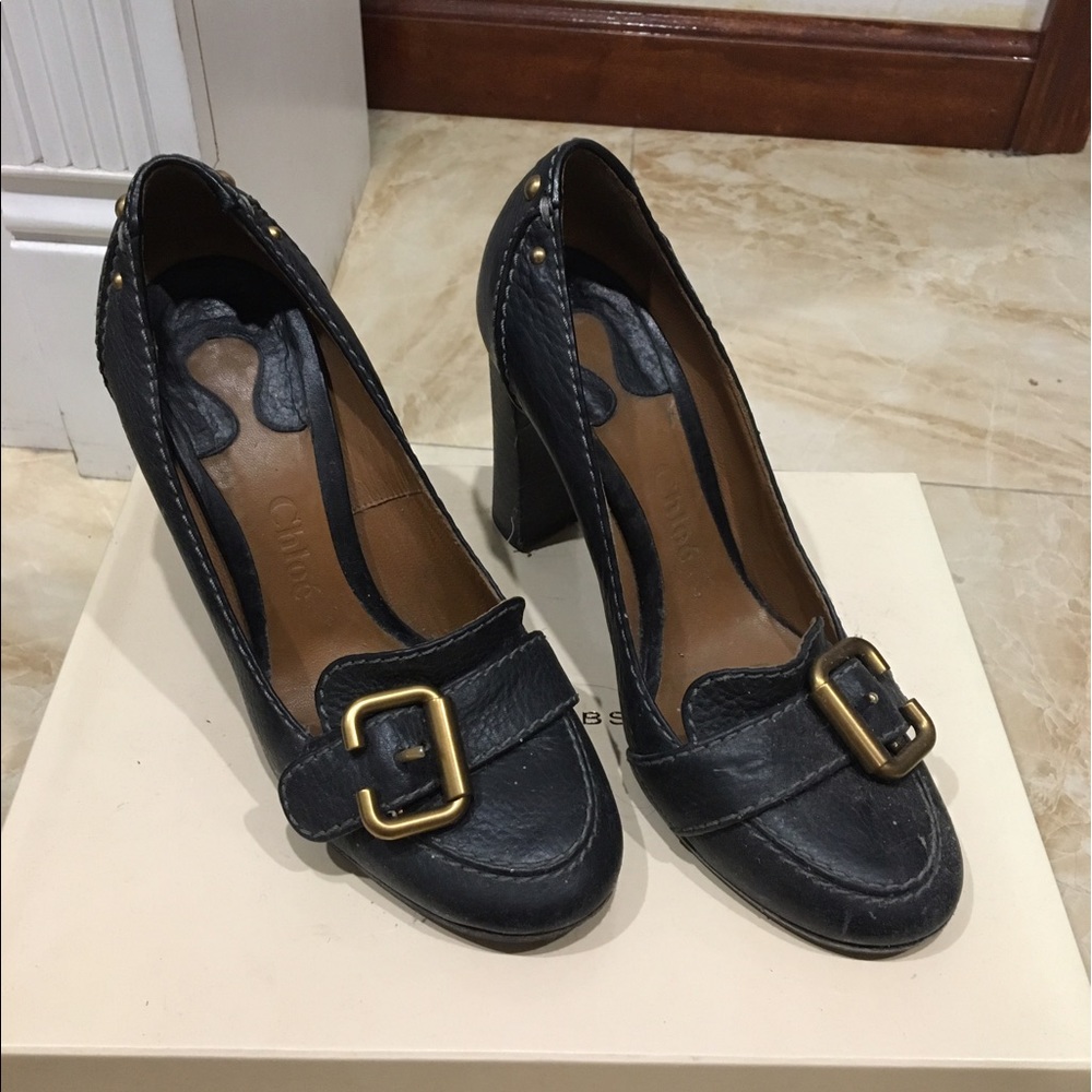 Chloe Buckle Pumps, size 6.5