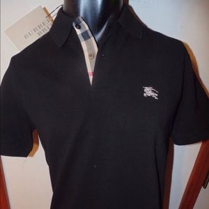 NWT XL(Euro size XXXL) BLK Burberry Men's Polo
