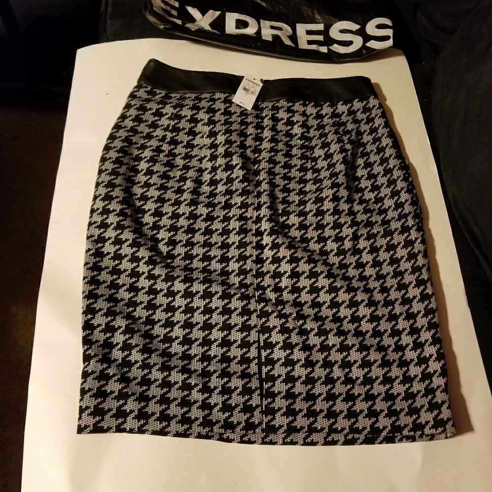 Women's leather skirt new