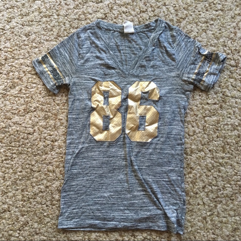 Pink jersey top